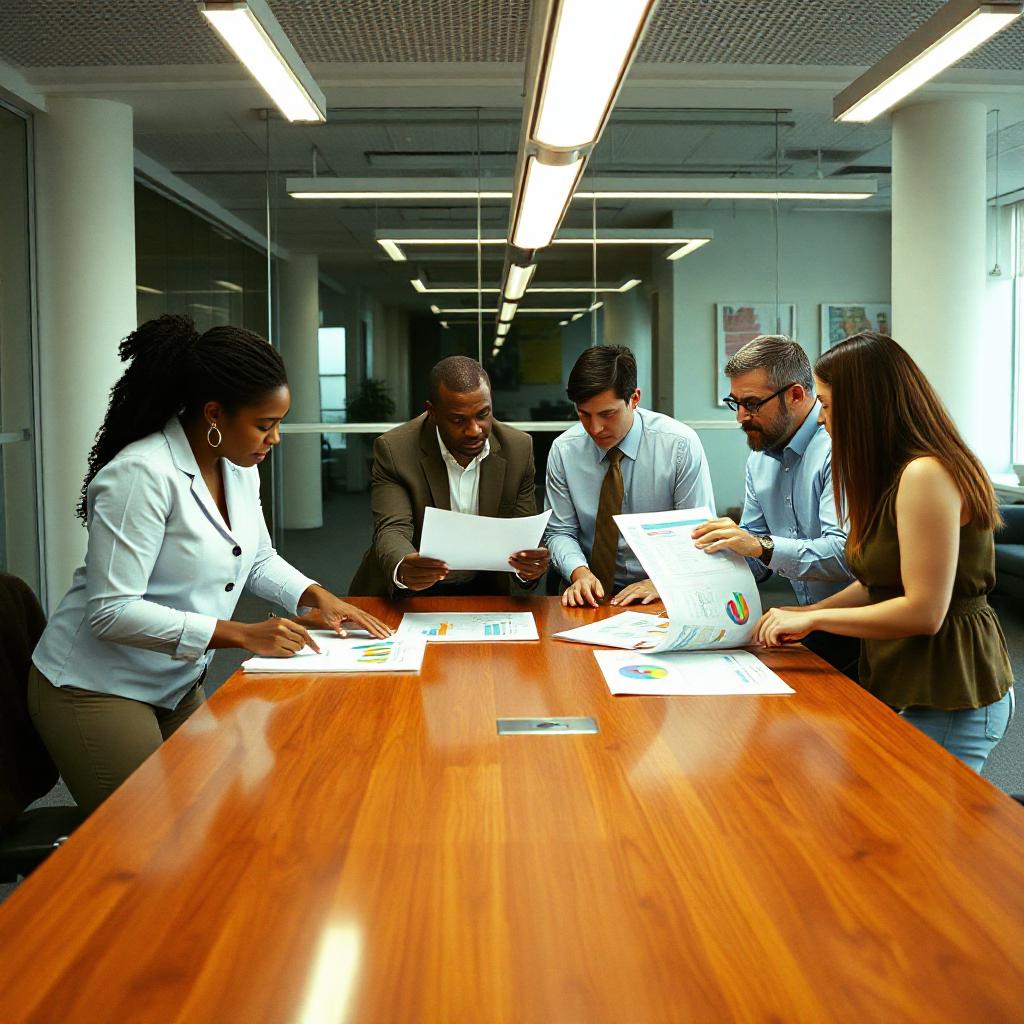 A mock inspection in London