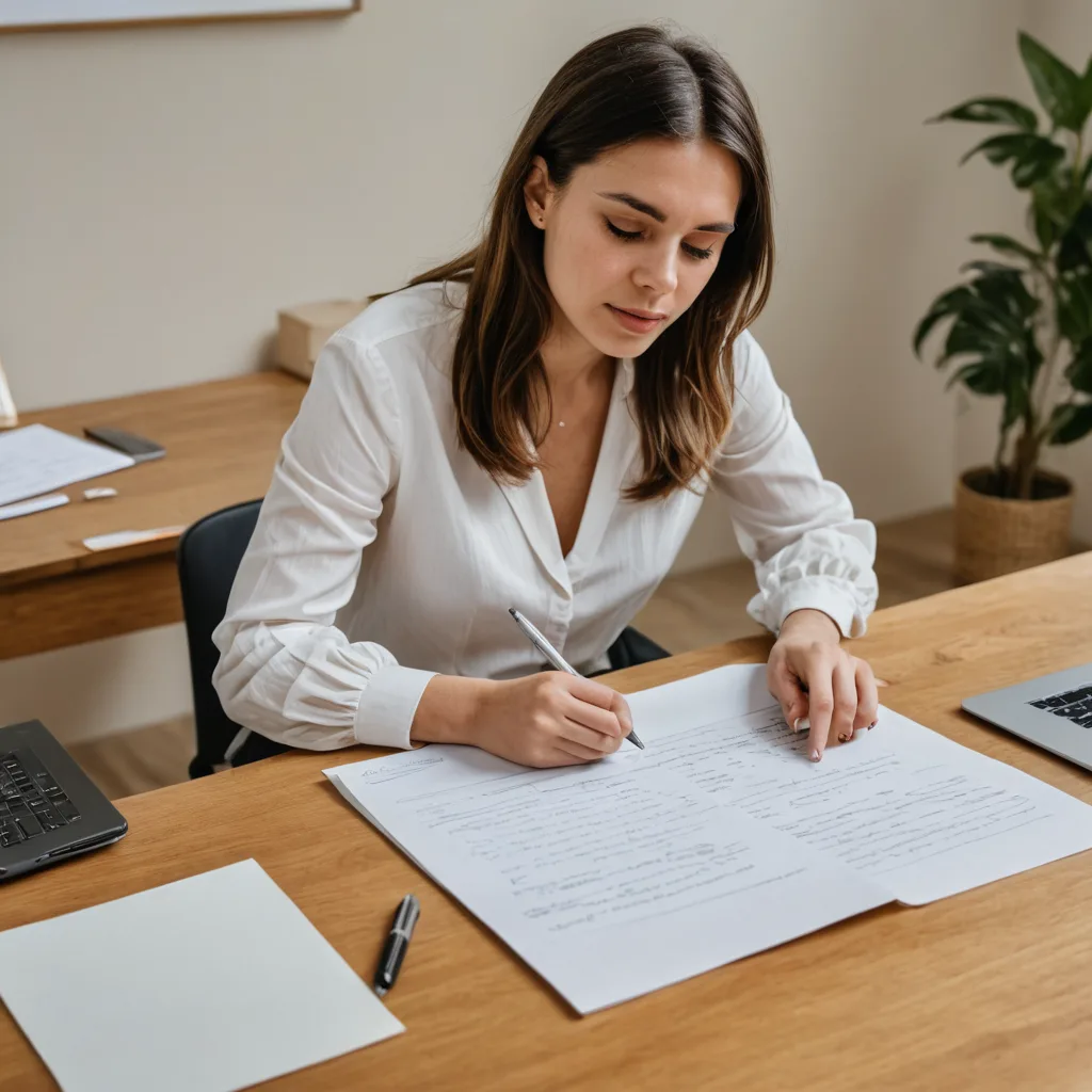 An image of Lady on Tender writing